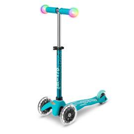 Micro - Mini Deluxe Magic LED Scooter - Aqua  -  MMD131 - Toysuae.com