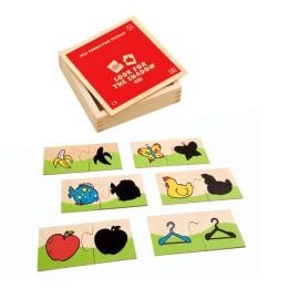 Edu Fun - Self Correcting Puzzles - Look For The Shadow -  RTS-30210 - Toysuae.com