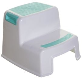 Dreambaby - 2-UP Toddler Step Stool, Slip Resistant - White & Aqua -  F685 - Toysuae.com