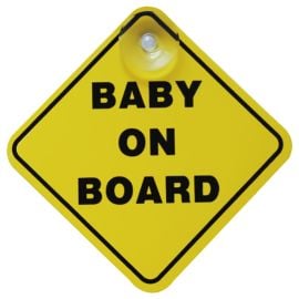 B-Safe - Baby On Board - Yellow -  BS2353 - Toysuae.com
