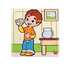 Edu Fun - What Are You Doing Puzzle - Drinking