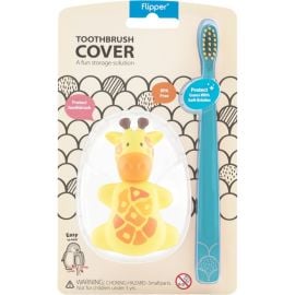 Filpper - Fun Animal Toothbrush With Cover - Giraffe -  F02803-21 - Toysuae.com