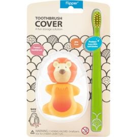 Filpper - Fun Animal Toothbrush With Cover - Lion -  F02805-23 - Toysuae.com