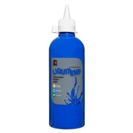Edu Fun - Fluorescent Liquitemp Classroom Poster Paint 500 ml - Blue -  RTS-FLT500BL - Toysuae.com