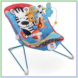 Factory Price - Animal Print Musical Baby Bouncer Chair - FP-1904-12 - Toysuae.com