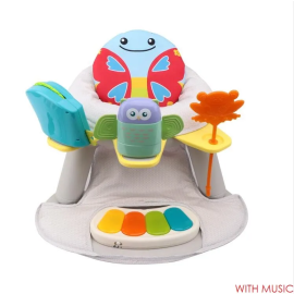 Factory Price - Seat With Feeding Table & Piano - Butterfly -  FP-1906-68 - Toysuae.com