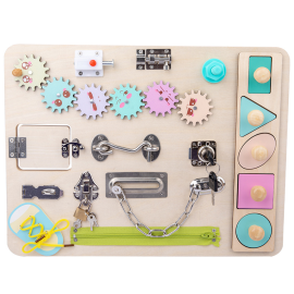 Factory Price - Drey Wooden Mood Busy Board Set -  FP-1908-30 - Toysuae.com