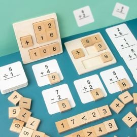 Factory Price - Wooden Pegged Math Cognition Count Plate -  FP-1908-44 - Toysuae.com