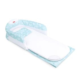 Factory Price - Lily Portable Baby Bed With Removable Toys And Night Lights - Blue -  FP-2105-80 - Toysuae.com