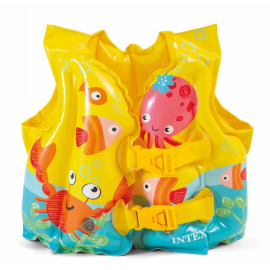 Intex - Tropical Buddies Swim Vest - Yellow -  AIK-59661 - Toysuae.com