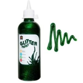 Edu Fun - Glitter Paint 500ml - Green -  RTS-GLP500GR - Toysuae.com