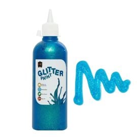 Edu Fun - Glitter Paint 500ml - Sky Blue -  RTS-GLP500SKBL - Toysuae.com