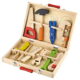 Brain Giggles Pretend Play Wooden Tool Box -  GW-JADETOOLBOX - Toysuae.com