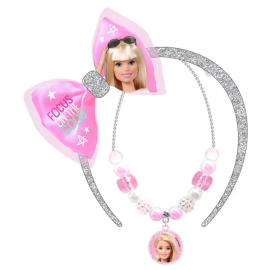 Barbie - Hair Band with Necklace Set -  HA-BAR-1012 - Toysuae.com