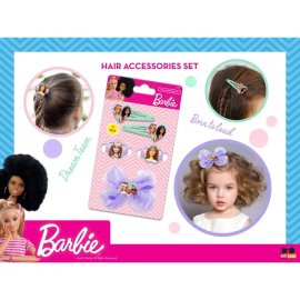 Barbie - Bow and Hair Clips - Set of 5