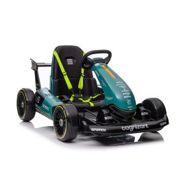 Aston Martin - F1 Team 12V Go Kart - Green -  TT-HUN2805 - Toysuae.com