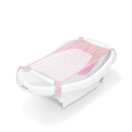 Ingenuity - Comfy Clean Deluxe Newborn to Toddler Tub with Fabric Sling - Pink - WB-17138 - Toysuae.com