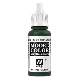 Vallejo - 70.892 Model Color Paint 17ml - Yellow Olive
