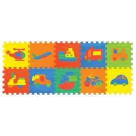 Power Joy - Puzzle Mat Vehicle - 32X32Cm - 10Pc - ALGT-1007 - Toysuae.com