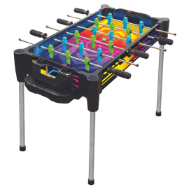 Merchant Ambassador - 27" 68.5cm - 2-in-1 Reversible Football - Foosball/Soccer & Hover Puck Air Hockey Table Neon Version -  MA3150_27BDNH - Toysuae.com