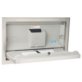 Koala Kare USA - Baby Changing Stations Horizontal - Silver -  KB110 SSRE - Toysuae.com