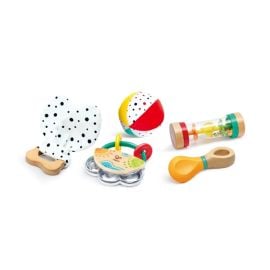 Hape - 5 In 1 Baby Sensory Set - E0130 - Toysuae.com