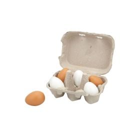 Viga toys - Wooden Eggs - 6pcs