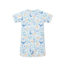 Little Dutch - Swimsuit Short Sleeves - Ocean Dreams Blue 6 -12 Months -  SPK-CL24048011 - Toysuae.com