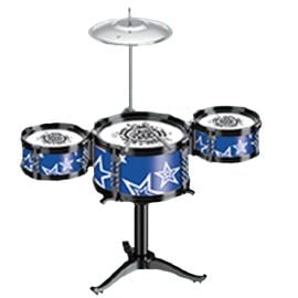 Little Story - Kids Drum Set Musical Instrument - Blue -  SAM-LS_JZDR1_BU - Toysuae.com