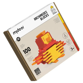 Mideer - Archimedes Wooden Blocks Warm Color Palette -  MD1144 - Toysuae.com