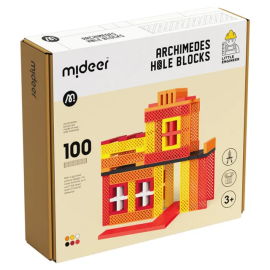 Mideer - Archimedes Blocks Warm Color Palette -  MD1162 - Toysuae.com