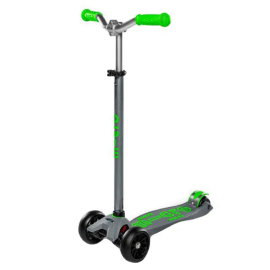 Micro - Maxi Deluxe Pro Scooter - Grey/Green -  MMD089 - Toysuae.com