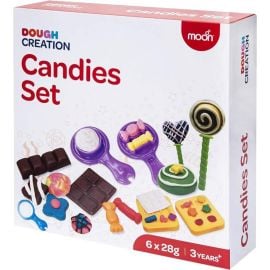 Moon - Dough Creation Candies Set 6 Pieces -  MNNHTMT44 - Toysuae.com