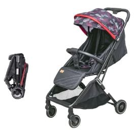 Moon - Pronto Auto Fold Stroller - Leaf Pattern -  MNNPRMT06 - Toysuae.com
