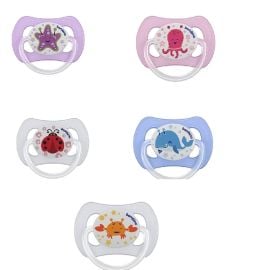 Bambino - Butterfly Shape Patterned Orthodontic Soother - 0-6 Month - Assorted -  MMZ-P2497 - Toysuae.com