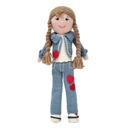 Happy Threads - Handmade Crocheted Delightful Helen Doll 15 Inches -  HT12052 - Toysuae.com