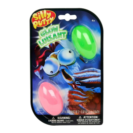 Crayola - Silly Putty Glow In The Dark Eggs Pack of 2 - CY08-0990 - Toysuae.com