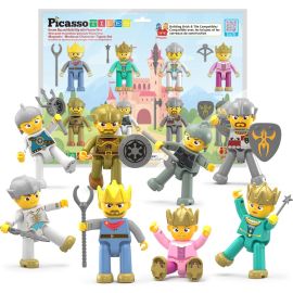 Picasso -  Magneic Medieval Character Figures - 8 pcs -  ALGT-PTA13 - Toysuae.com