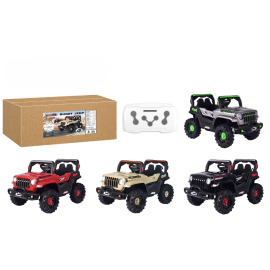 Power Wheelz - Ride-on Remote Control Buggy Jeep 12V Battery Operated - 1 Pc Assorted