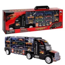 Jawda - Car Carrier Truck Toy With 6 Cars -  BTG-476274 - Toysuae.com
