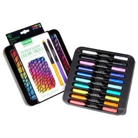 Crayola - 10 Signature Pearlescent Cream Sticks -  CY52-9507 - Toysuae.com