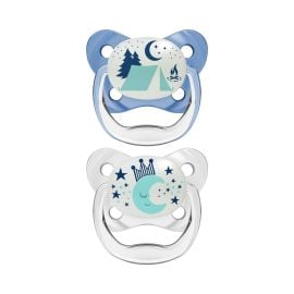 Dr. Browns - PreVent Glow in the Dark Pacifier - Stage 2 - Blue - Pack of 2