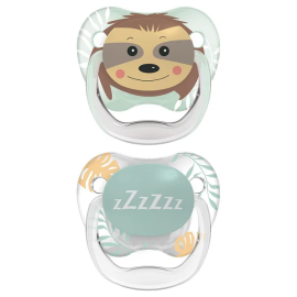 Dr. Browns - Butterfly Printed Shield Soother - Stage 2 - Green - 2pcs