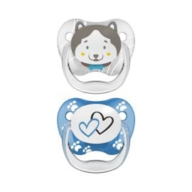 Dr. Browns - Butterfly Printed Shield Soother - Stage 2 - Blue - 2pcs