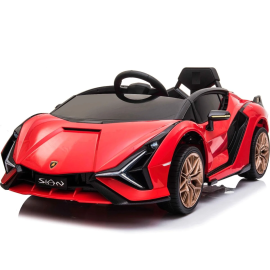 Gambol - Licensed Lamborghini Sian Electric Ride-On Kids Car - Red - GB-QLS6388 red - Toysuae.com