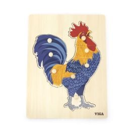 Viga toys - Montessori Puzzle Rooster