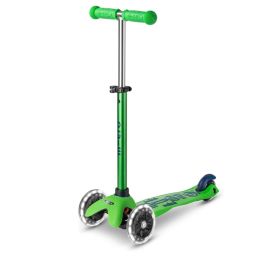 Micro - Mini Deluxe LED Scooter - Green Blue -  MMD174 - Toysuae.com