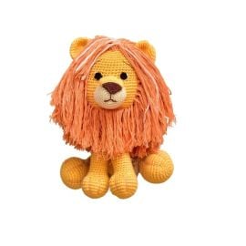 Happy Threads - Handmade Crocheted Cute Handmade Asad The Lion 10 Inches -  HT12045 - Toysuae.com