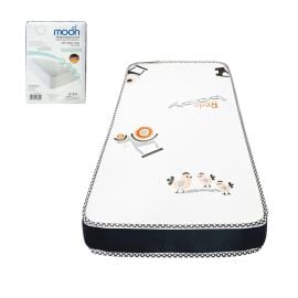 Moon - Crib Mattress With Mattress Protector 70 x 133 x 10 cm -  MNPRO20 - Toysuae.com