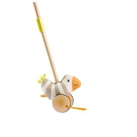 Hape - Wooden Flappy Bird Push And Pull Toy -  E8510 - Toysuae.com